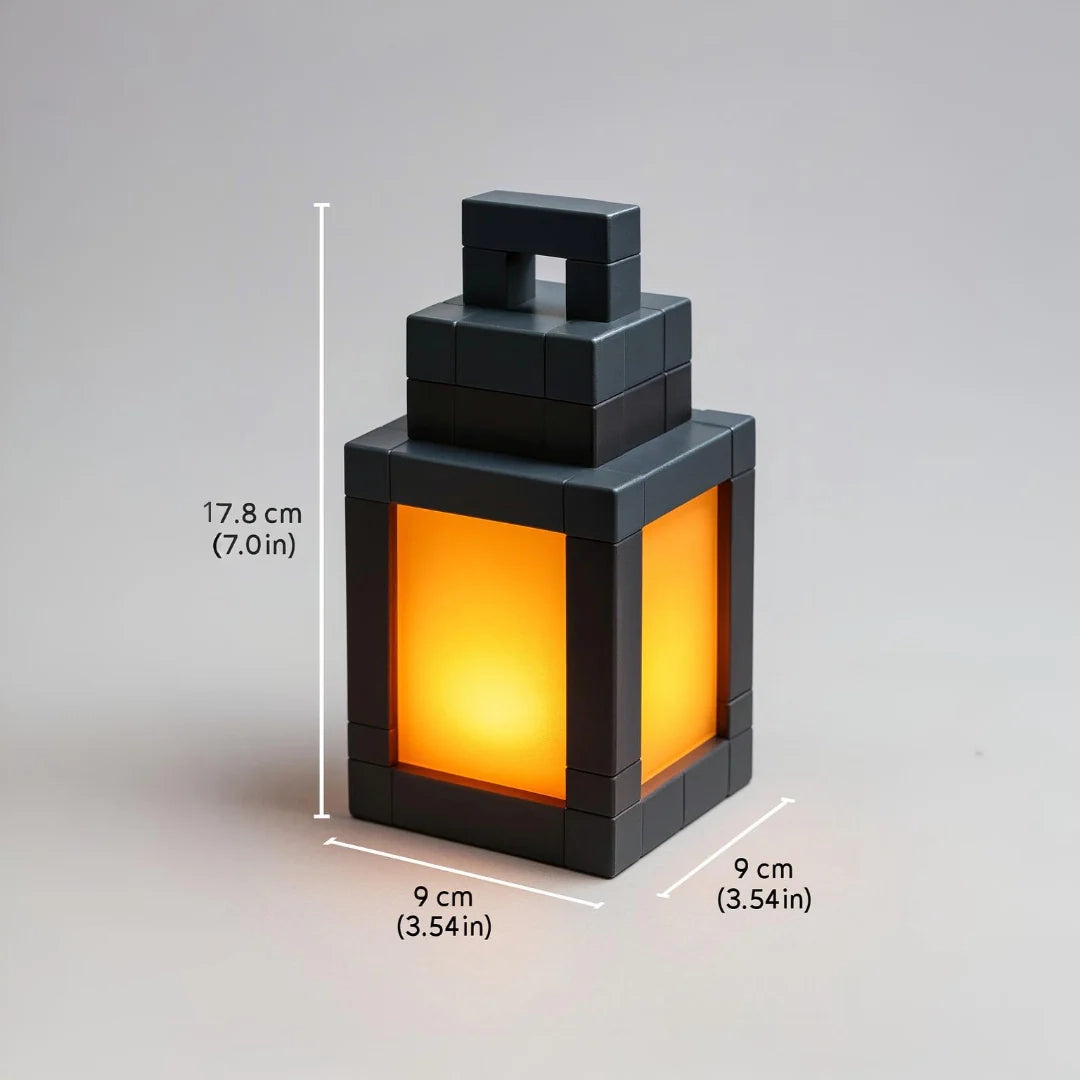 Pixelated Lantern Night Light